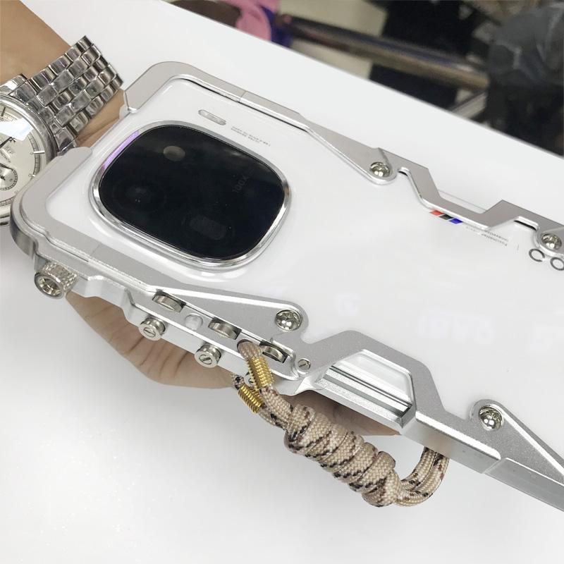 For vivo iQOO 12 5G/Neo5/Neo5 S/Neo6 5G/Neo6 SE 5G/Neo9 5G/Neo9 Pro 5G Phone Case Aluminium Alloy Shockproof Cover with Strap Silver
For vivo iQOO 12 5G/Neo5/Neo5 S/Neo6 5G/Neo6 SE 5G/Neo9 5G/Neo9 Pro 5G Phone Case Aluminium Alloy Shockproof Cover with Strap Silver