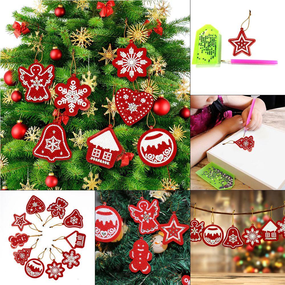 Embroidery Xmas Ornament 5D Diamond Painting Special Shape Rhinestones Christmas Tree Pendant
Embroidery Xmas Ornament 5D Diamond Painting Special Shape Rhinestones Christmas Tree Pendant