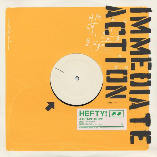 12inch Record A GRAPE DOPE - Immediate Action #2 HEF20 Hefty Records 2000 US Dance & Electronica Used
12inch Record A GRAPE DOPE - Immediate Action #2 HEF20 Hefty Records 2000 US Dance & Electronica Used