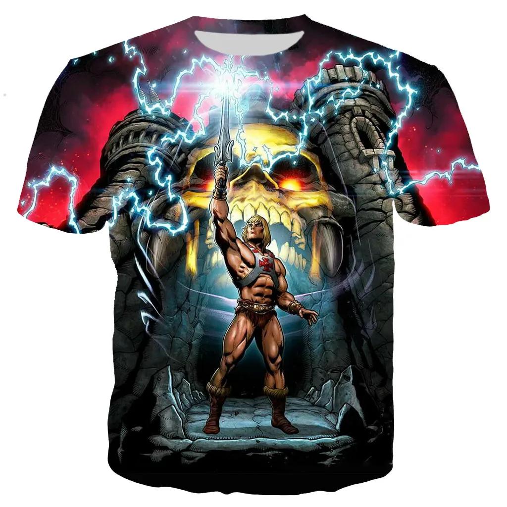 3D Masters of the Universe Character Graphic Printed Casual Short Sleeved Children s Boy T-shirts - Medium Stretch Fabric Summer Relaxed Fit Clothing 120
3D Masters of the Universe Character Graphic Printed Casual Short Sleeved Children s Boy T-shirts - Medium Stretch Fabric Summer Relaxed Fit Clothing 120