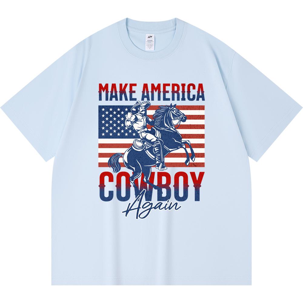 230GSM 100% Cotton T-Shirt Make America Cowboy Again Print Tees Funny Harajuku Style Combed Cotton Tshirt XS абрикосовый
230GSM 100% Cotton T-Shirt Make America Cowboy Again Print Tees Funny Harajuku Style Combed Cotton Tshirt XS абрикосовый