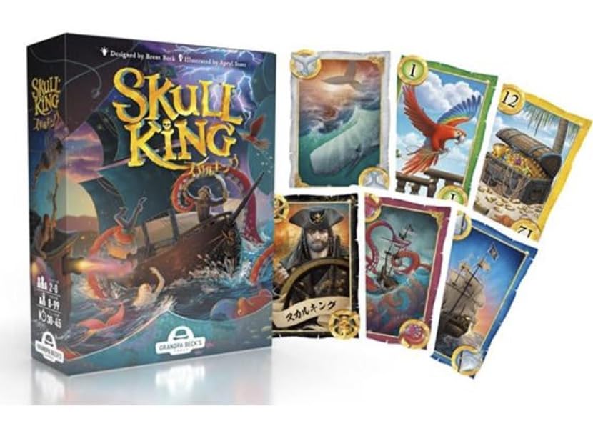 New Edition Rigore Skull King Japanese Edition Players Ages 45 Minutes Tabletop Game Analog Game Classic Card Game 2-8 8+
New Edition Rigore Skull King Japanese Edition Players Ages 45 Minutes Tabletop Game Analog Game Classic Card Game 2-8 8+