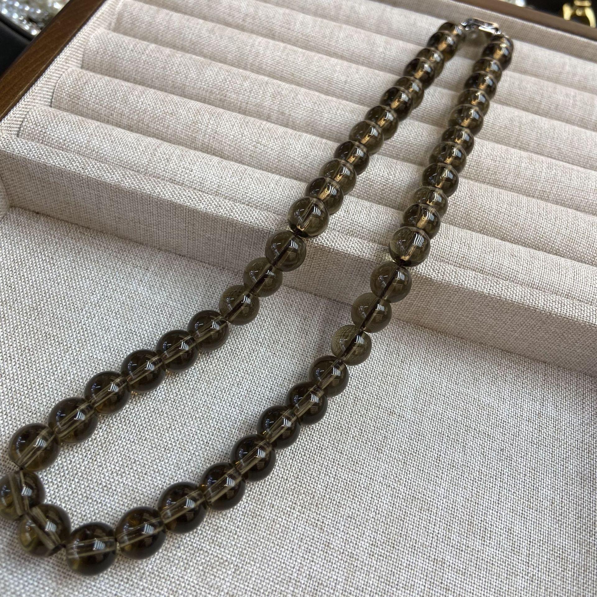 Hand-Woven Natural Crystal Beaded Necklace Obsidian Necklace Niche Quiet Luxury Fashion Ethnic Versatile Sweater Chain
Hand-Woven Natural Crystal Beaded Necklace Obsidian Necklace Niche Quiet Luxury Fashion Ethnic Versatile Sweater Chain