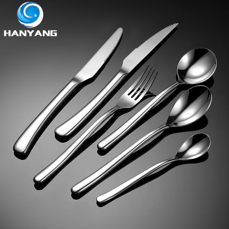 HANYANG Набор столовых приборов из нержавеющей стали 304, лунный свет, нож, вилка и ложка, тяжелая модель, западные столовые приборы, подарочный набор десертной ложки
HANYANG Набор столовых приборов из нержавеющей стали 304, лунный свет, нож, вилка и ложка, тяжелая модель, западные столовые приборы, подарочный набор десертной ложки