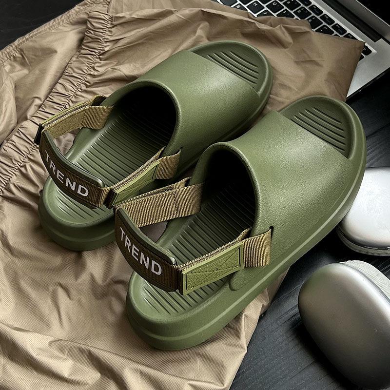 Весенние и летние новые товары повседневная мода однотонная верхняя одежда из ЭВА мужские классные тапочки регулируемый каблук с пляжной подошвой для мужчин 45 зелёный
Весенние и летние новые товары повседневная мода однотонная верхняя одежда из ЭВА мужские классные тапочки регулируемый каблук с пляжной подошвой для мужчин 45 зелёный
