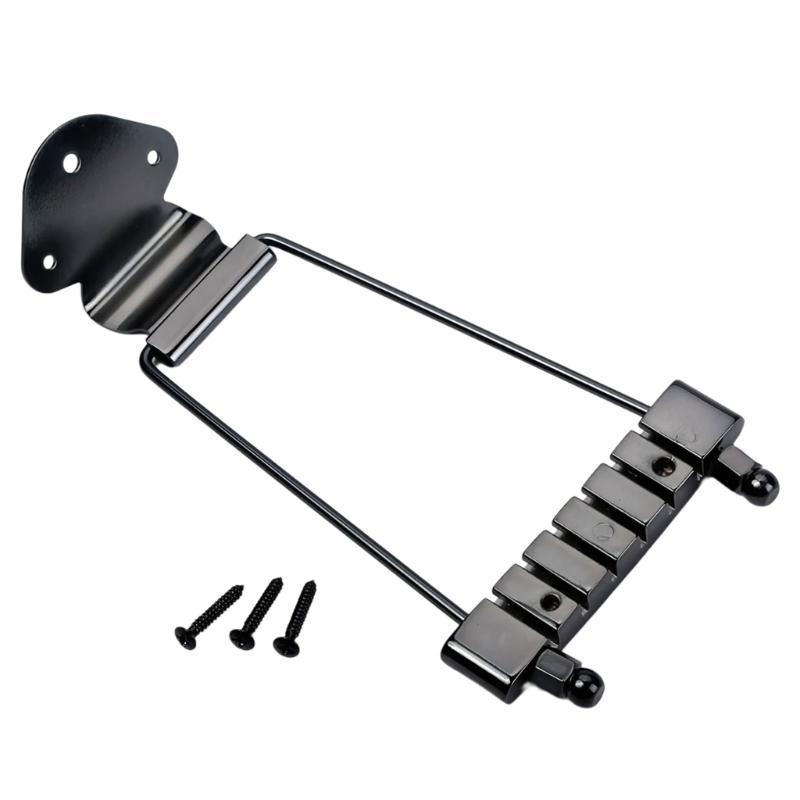 Zincs Alloys Electric Guitar Tailpiece Bridge With 3 Mounting Screws For Stable Tuning And Reduced String Breakage чорний
Zincs Alloys Electric Guitar Tailpiece Bridge With 3 Mounting Screws For Stable Tuning And Reduced String Breakage чорний