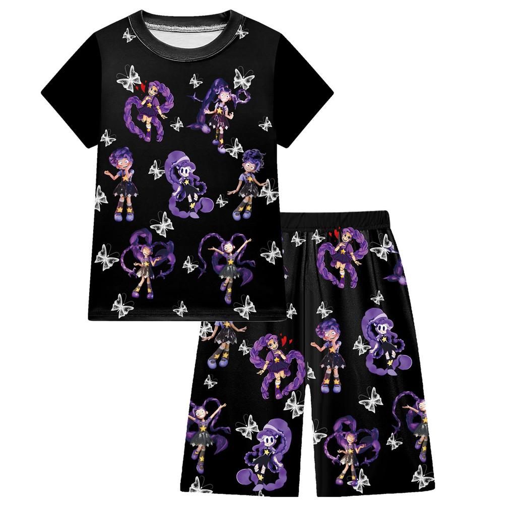 19774 Kids Girls Lily Lovebraids Game Printed Short Sleeves Round Neck T-Shirt Top Shorts Sets 160cm чорний
19774 Kids Girls Lily Lovebraids Game Printed Short Sleeves Round Neck T-Shirt Top Shorts Sets 160cm чорний