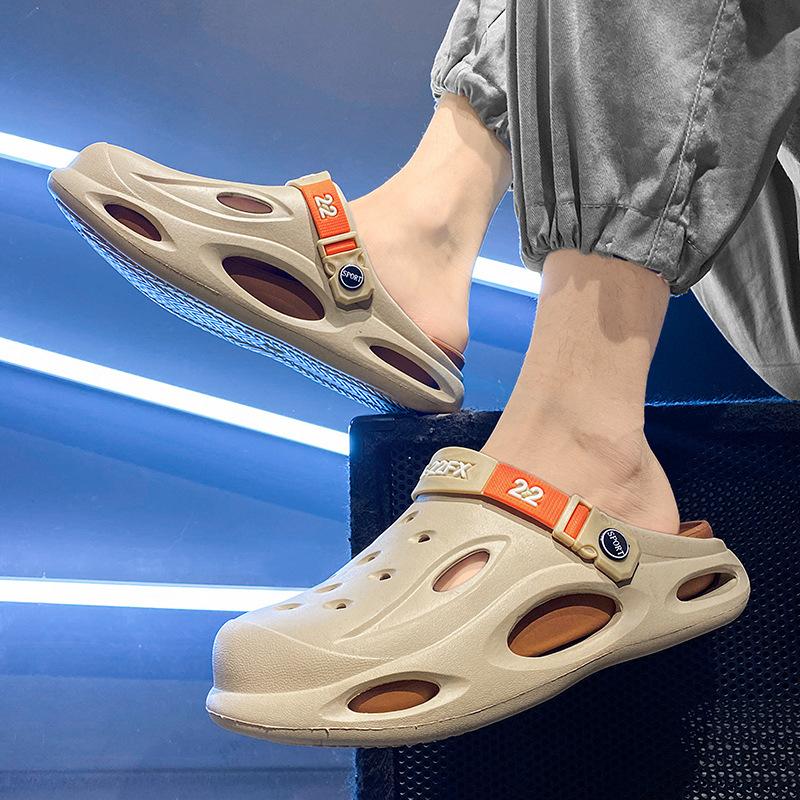 Мужские новые сандалии Baotou drag hollow casual для дома и улицы, легкие мужские пляжные сандалии для ходьбы прилив 40 хаки
Мужские новые сандалии Baotou drag hollow casual для дома и улицы, легкие мужские пляжные сандалии для ходьбы прилив 40 хаки