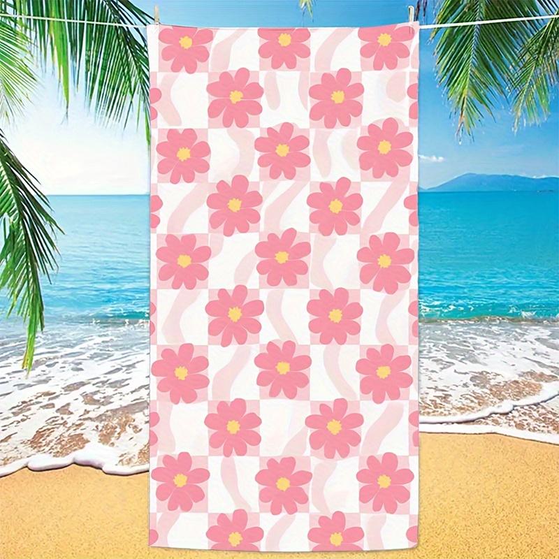 Beach Towel Floral Checkerboard Printed Pattern Sunscreen And Windproof Suitable For Swimming Pool Camping Travel Blanket W40*H60(CM)
Beach Towel Floral Checkerboard Printed Pattern Sunscreen And Windproof Suitable For Swimming Pool Camping Travel Blanket W40*H60(CM)