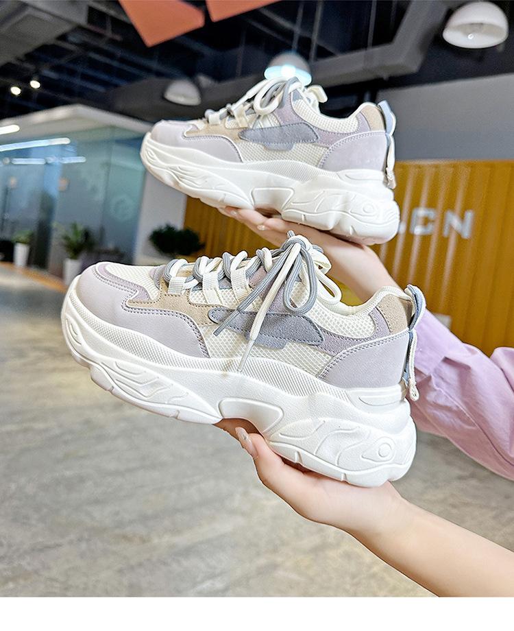 Sneakers women s 2025 new spring and autumn popular breathable casual versatile little white heightening thick-soled dad women s shoes 40
Sneakers women s 2025 new spring and autumn popular breathable casual versatile little white heightening thick-soled dad women s shoes 40