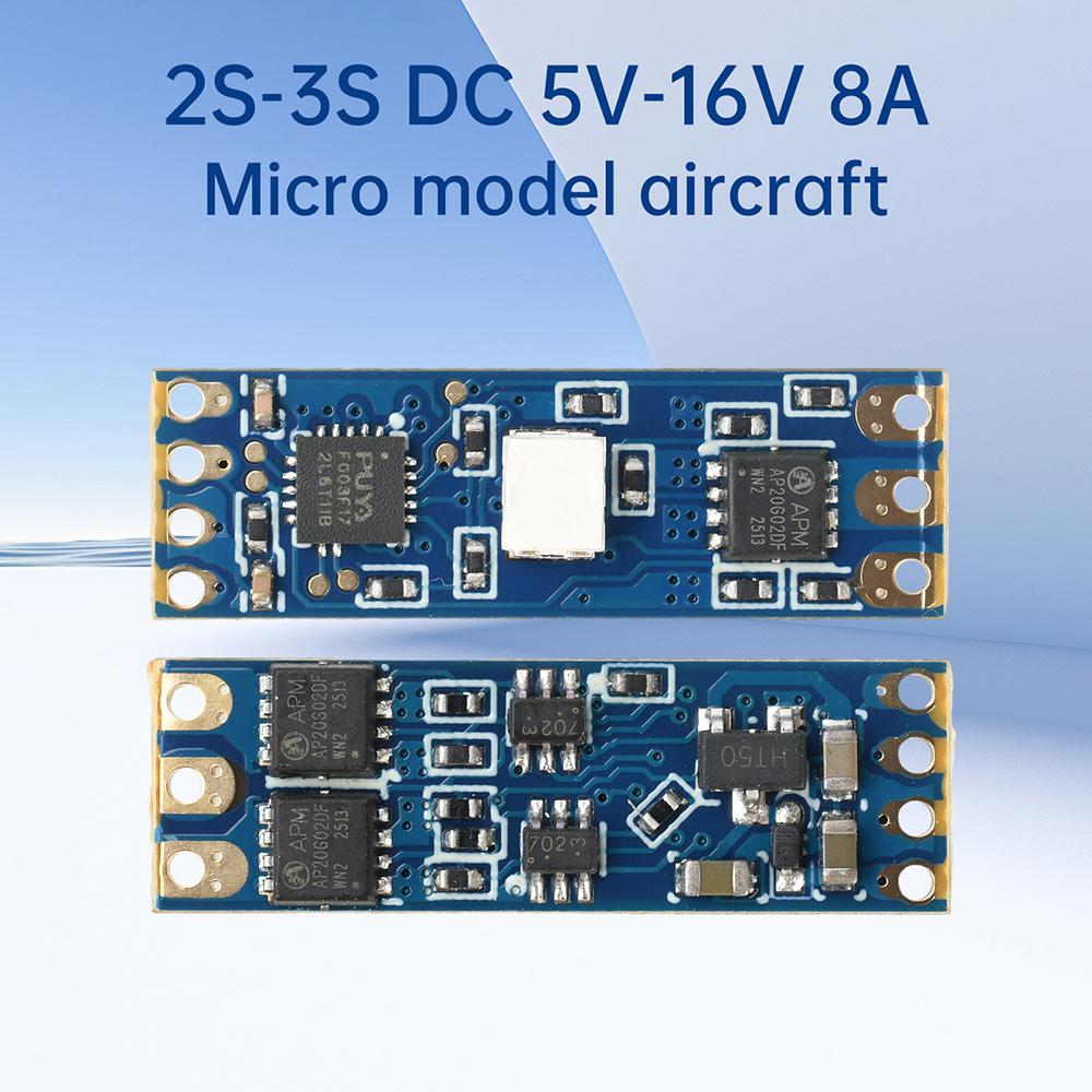 2S-3S DC 5V-16V 8A PWM Brushless Motor Driver Board Micro Aircraft Model Motor Electric Regulator DL03 For 1104 1106 1306 1PCS
2S-3S DC 5V-16V 8A PWM Brushless Motor Driver Board Micro Aircraft Model Motor Electric Regulator DL03 For 1104 1106 1306 1PCS