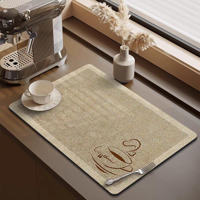 Coffee Cup Drying Mat Cartoon Black Dog Non-slip Absorbent Mat Diatoms Tableware Kitchen Counter Drain Mat Coffee Bar Drain Mat (as the picture,20x30cm)
Coffee Cup Drying Mat Cartoon Black Dog Non-slip Absorbent Mat Diatoms Tableware Kitchen Counter Drain Mat Coffee Bar Drain Mat (as the picture,20x30cm)