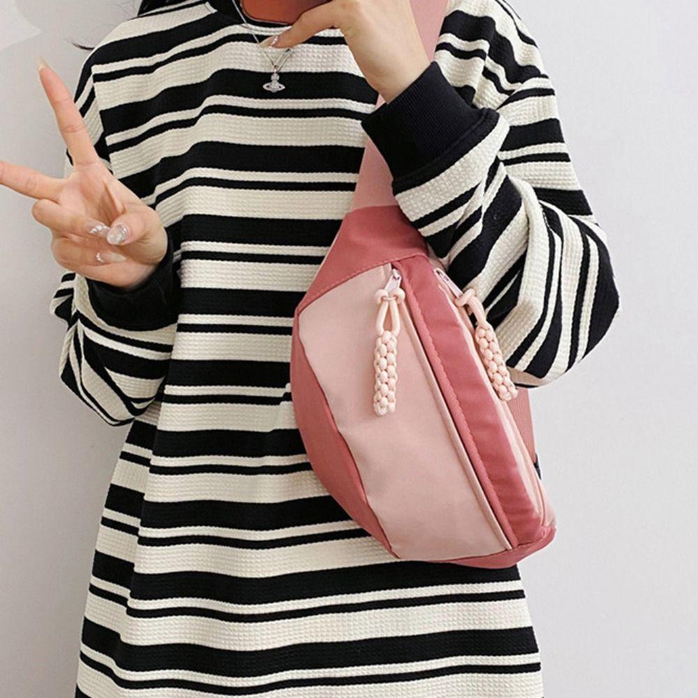 Half Moon Bag Contrast Color Chest Bag Fanny Packs Running Waist Bag Crossbody Waist Pack Outdoor рожевий
Half Moon Bag Contrast Color Chest Bag Fanny Packs Running Waist Bag Crossbody Waist Pack Outdoor рожевий