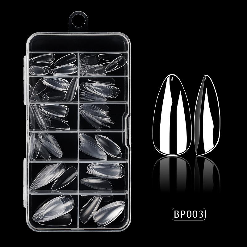 Source Nail Art Patch Traceless Transparent Medium and Long Almond Nail Free Carving and Grinding Fake Nails 120 pieces
Source Nail Art Patch Traceless Transparent Medium and Long Almond Nail Free Carving and Grinding Fake Nails 120 pieces
