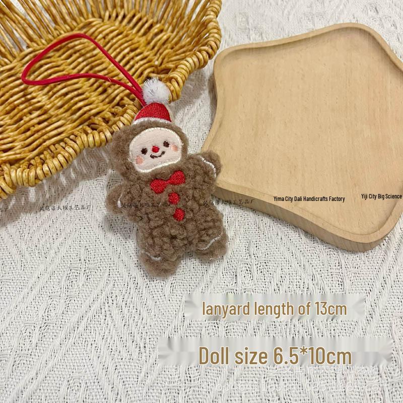 Christmas Reindeer & Gingerbread Plush Toy Pendant - Festive Decoration & Gift
Christmas Reindeer & Gingerbread Plush Toy Pendant - Festive Decoration & Gift
