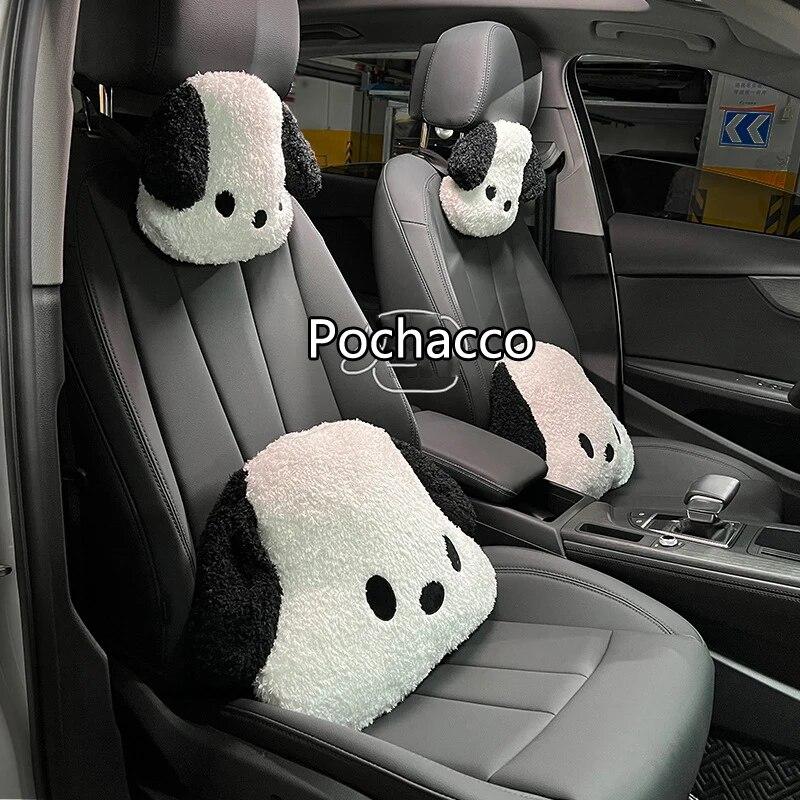 Плюшевая аниме милая автомобильная подушка для талии Pochacco, креативная автомобильная подголовник для защиты шеи, мягкая удобная авто белая собака
Плюшевая аниме милая автомобильная подушка для талии Pochacco, креативная автомобильная подголовник для защиты шеи, мягкая удобная авто белая собака