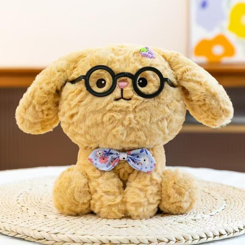 Plush Dog Toy With Bowtie Cute Stuffed Animal For Kids And Collectors хаки
Plush Dog Toy With Bowtie Cute Stuffed Animal For Kids And Collectors хаки