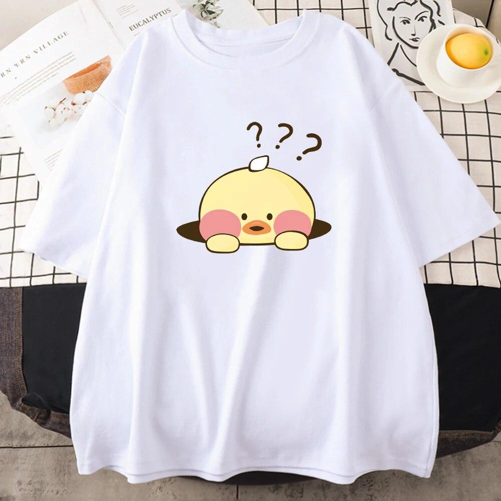 Lalafanfan Duck T Shirt Cute Cartoon Tees 100% Cotton Print Plus Size Tops Casual O-Neck Short Sleeve Decor Korean Tops Harajuku Unisex T-shirt
Lalafanfan Duck T Shirt Cute Cartoon Tees 100% Cotton Print Plus Size Tops Casual O-Neck Short Sleeve Decor Korean Tops Harajuku Unisex T-shirt