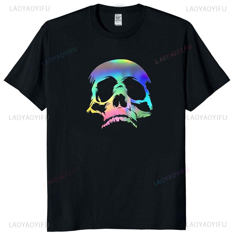 Цветная футболка унисекс с лазерным принтом черепа Хипстерский уличный стиль Готический панк стиль Подарок для любителя черепов Повседневная мода Топ S
Цветная футболка унисекс с лазерным принтом черепа Хипстерский уличный стиль Готический панк стиль Подарок для любителя черепов Повседневная мода Топ S