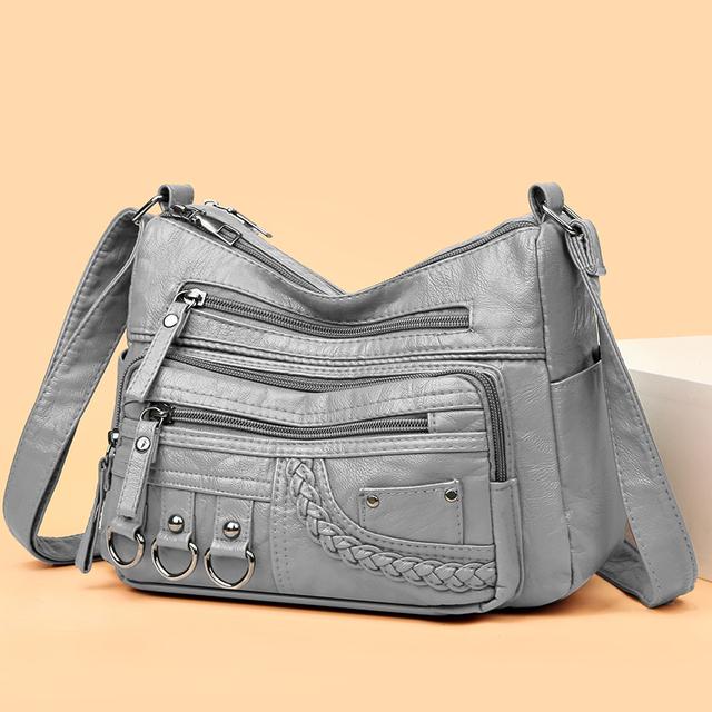 Vintage Pu Leather Luxury Purses and Handbags 2026 High Quality Women s Bag Design Multi-pocket Ladies Crossbody Shoulder Bags серый
Vintage Pu Leather Luxury Purses and Handbags 2026 High Quality Women s Bag Design Multi-pocket Ladies Crossbody Shoulder Bags серый