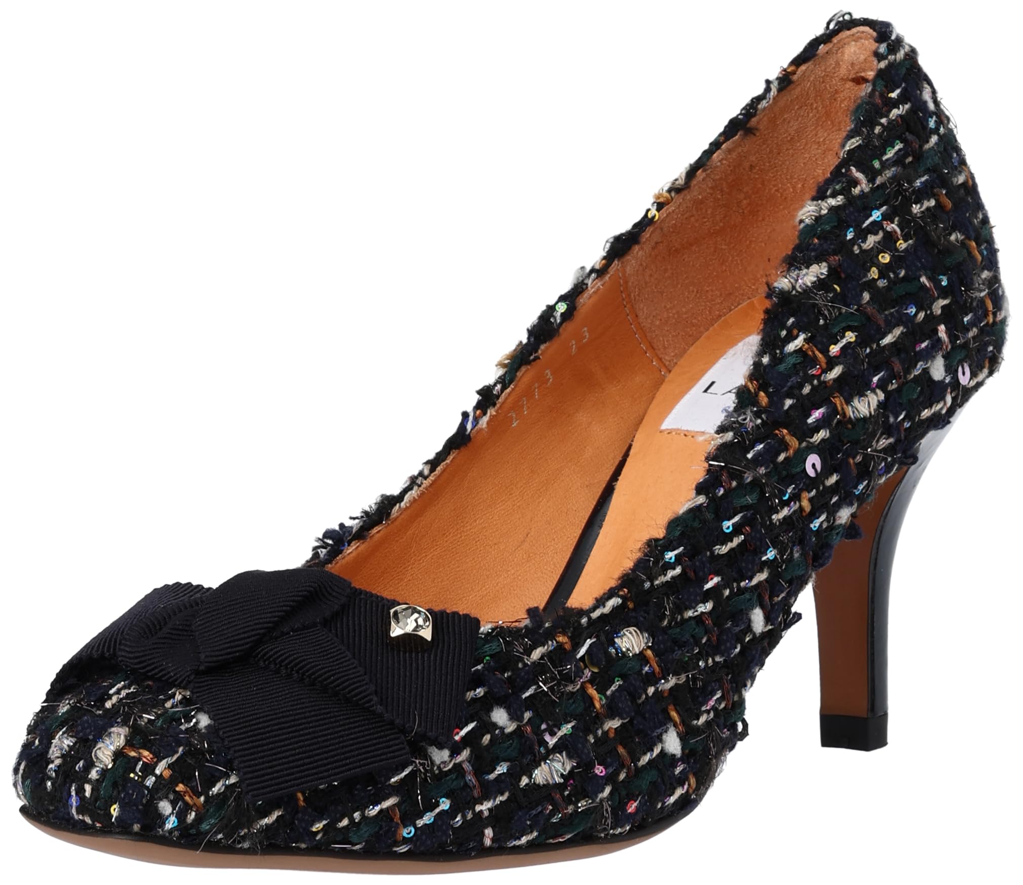 Lanvin en Bleu Women s Square Toe Pumps with Ribbon Motif, Size 2773, Navy Blue, Size 22.0 cm, E
Lanvin en Bleu Women s Square Toe Pumps with Ribbon Motif, Size 2773, Navy Blue, Size 22.0 cm, E