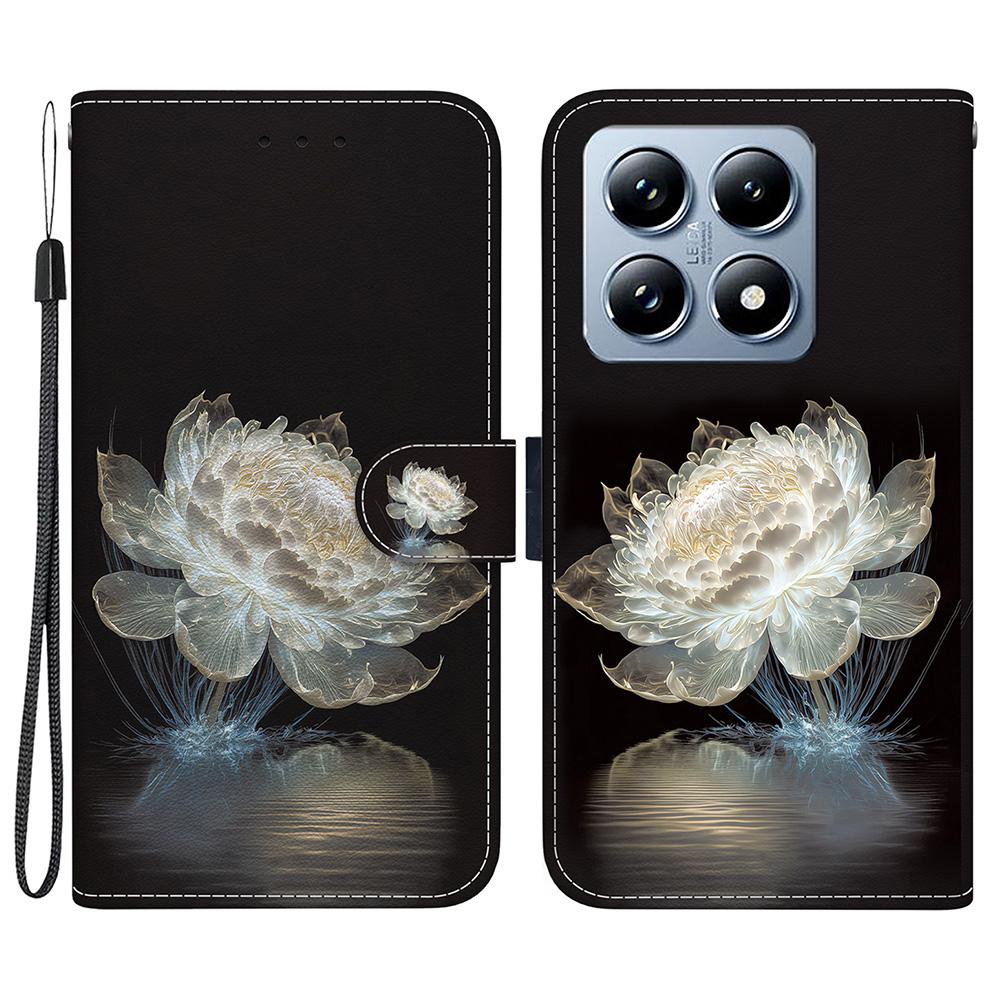 Для Xiaomi 14T Чехол-кошелек для телефона Кожаный откидной чехол с защитой от падения Печать с рисунком Crystal Peony
Для Xiaomi 14T Чехол-кошелек для телефона Кожаный откидной чехол с защитой от падения Печать с рисунком Crystal Peony