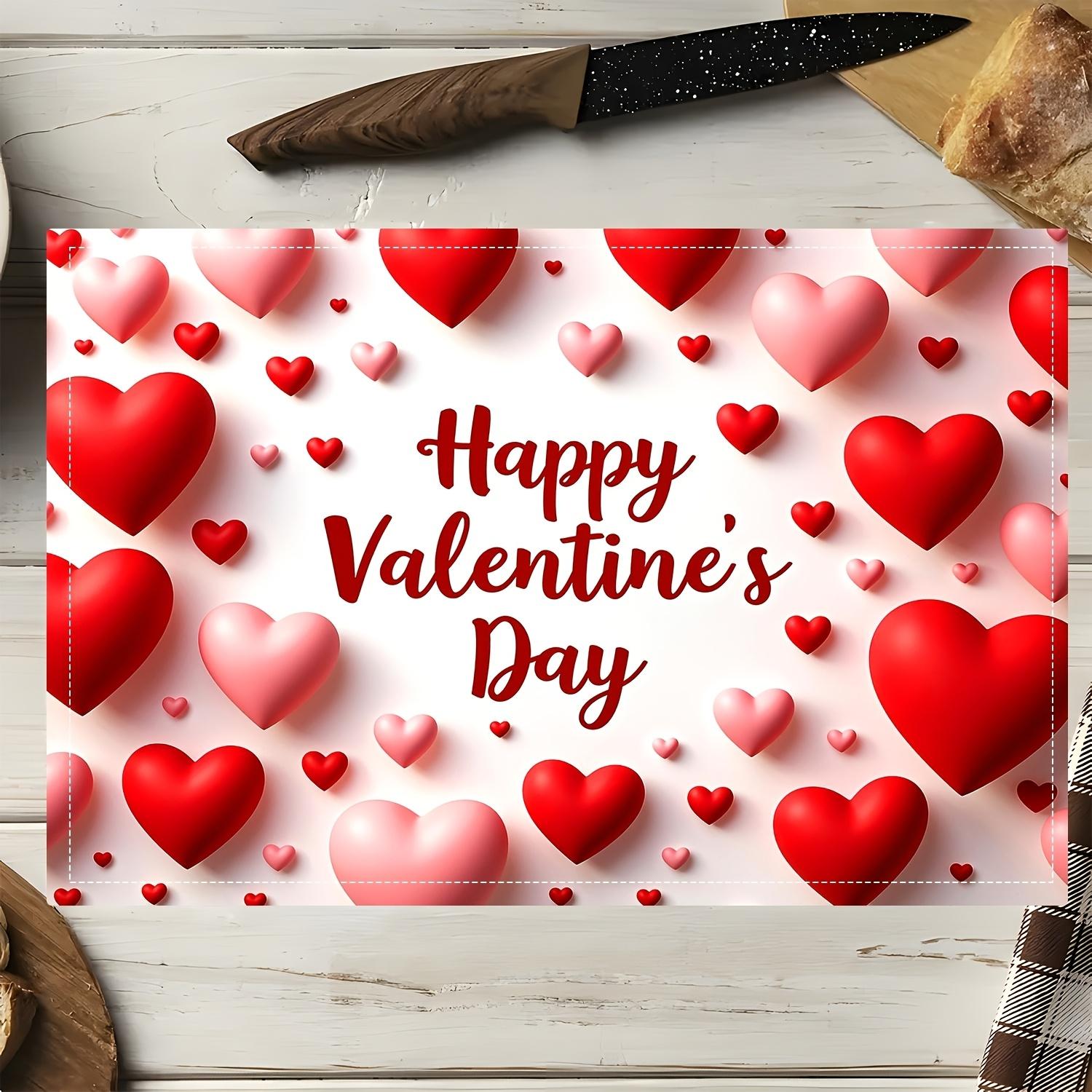 4pc Square Placemats, Red Pink White Heart Valentine s Day Blessing, Kitchen Table Decor, Placemats, Bowl and Plate Mats 4pc
4pc Square Placemats, Red Pink White Heart Valentine s Day Blessing, Kitchen Table Decor, Placemats, Bowl and Plate Mats 4pc