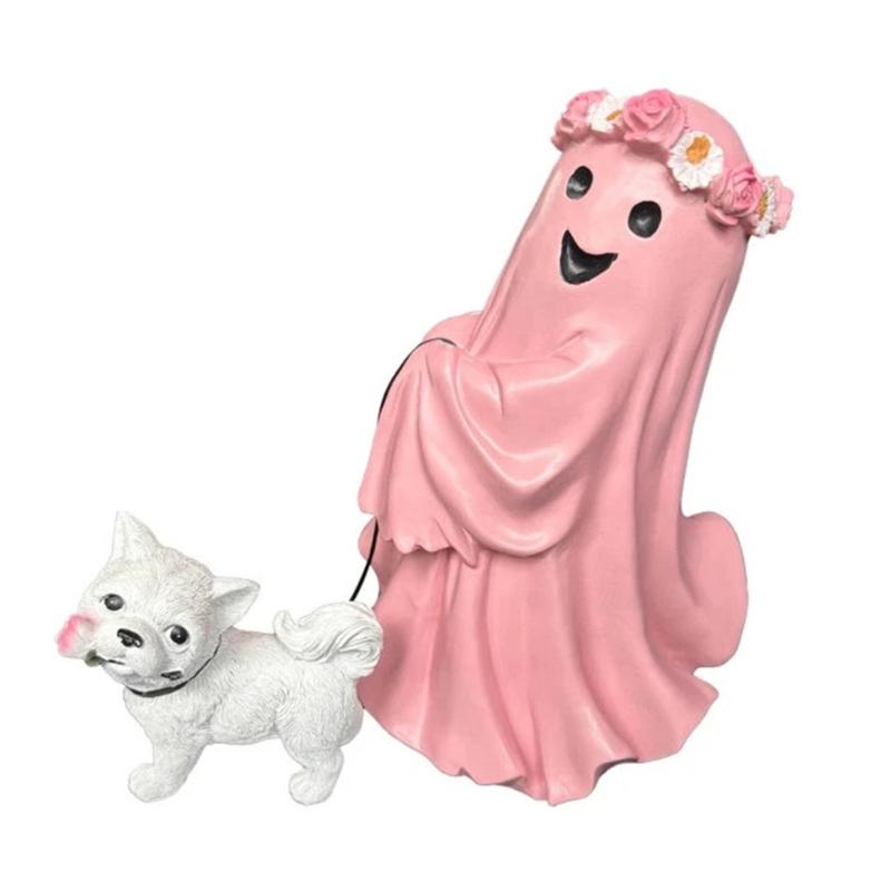 Resins Dog Ghostly Statues Miniature Landscape Halloween Ghostly Figurines Small Monsters Sculptures Garden Decors рожевий
Resins Dog Ghostly Statues Miniature Landscape Halloween Ghostly Figurines Small Monsters Sculptures Garden Decors рожевий