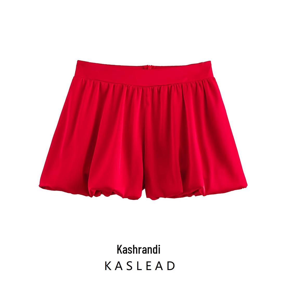 2025 Spring Women s European-American Style Low Waist Casual Bubble Shorts XS красный
2025 Spring Women s European-American Style Low Waist Casual Bubble Shorts XS красный