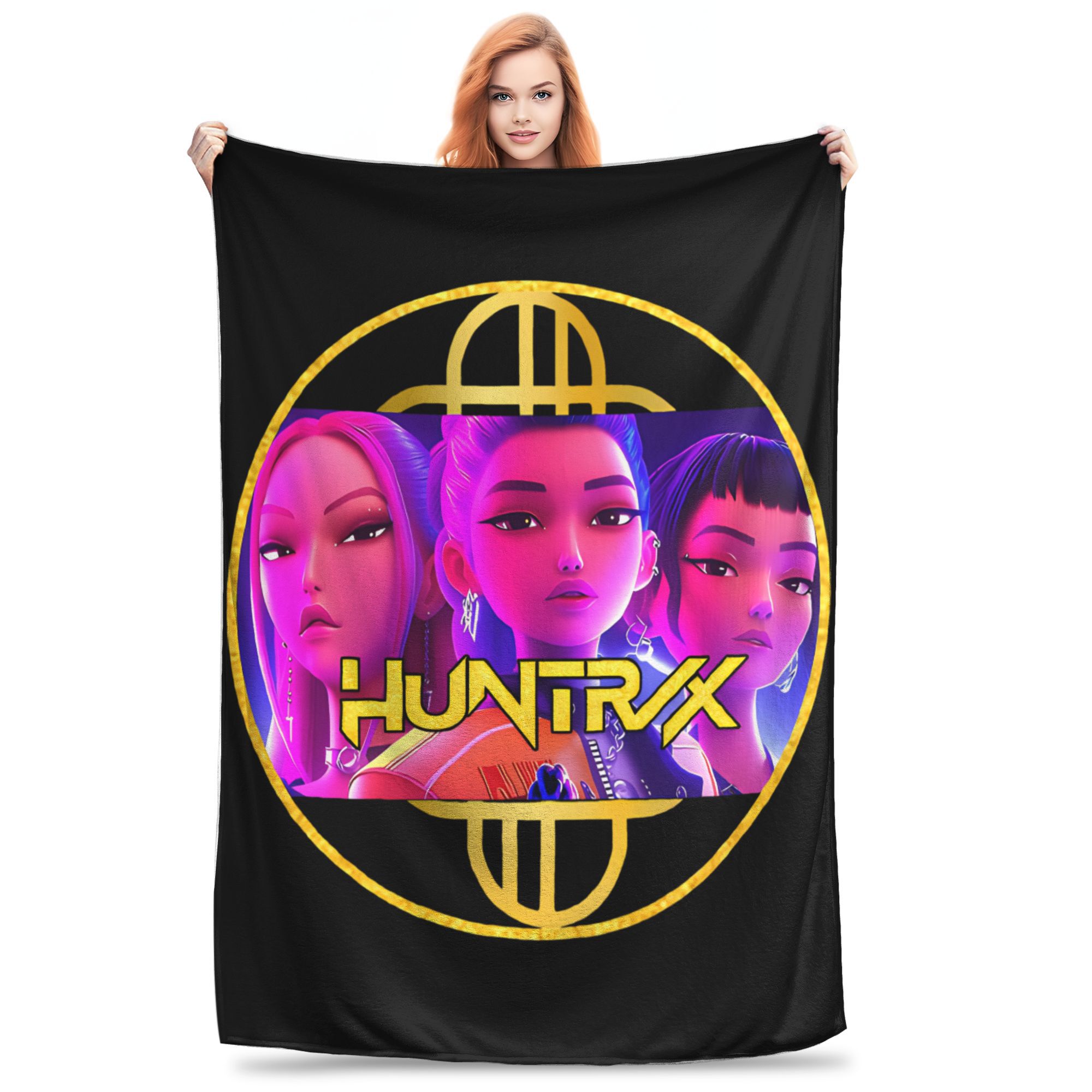 Huntrix Gold Logo Soft Warm Blanket Travel Office Plush Throw Blanket Comfortable Outdoor Flannel Bedspread Sofa Bed Cover 30x40in
Huntrix Gold Logo Soft Warm Blanket Travel Office Plush Throw Blanket Comfortable Outdoor Flannel Bedspread Sofa Bed Cover 30x40in