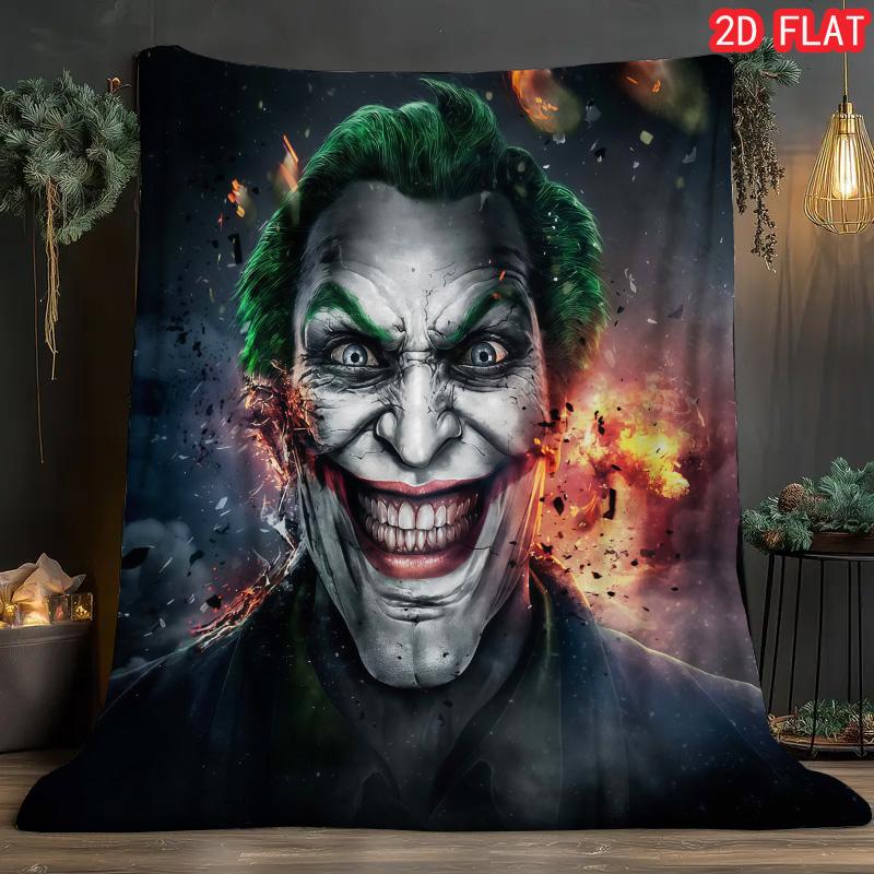 Joker Portrait Printed Flannel Blanket Lightweight Soft Cozy Throw for Bed Sofa Office Home Decor Gift for Friends 75x90cm
Joker Portrait Printed Flannel Blanket Lightweight Soft Cozy Throw for Bed Sofa Office Home Decor Gift for Friends 75x90cm