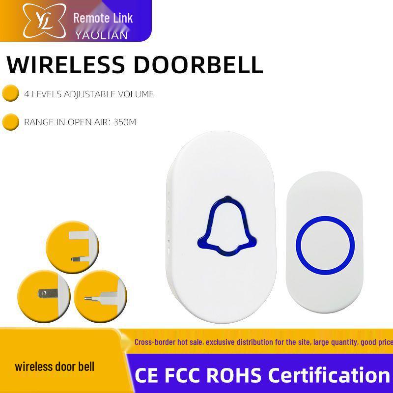 High Volume Wireless Doorbell with Easy Installation & Elderly One-Button Call EU White
High Volume Wireless Doorbell with Easy Installation & Elderly One-Button Call EU White