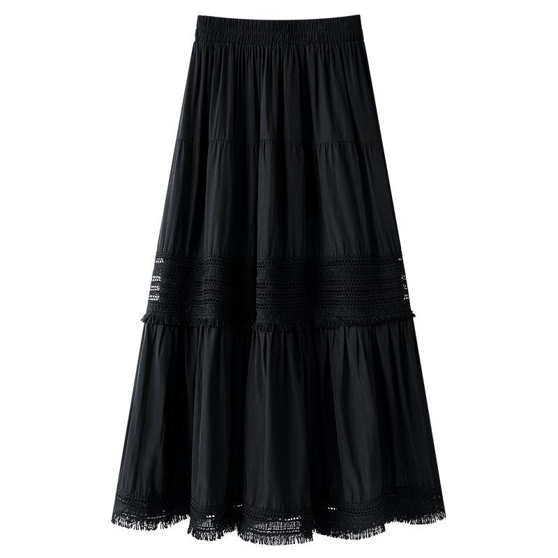 Women s High Waist Black Lace A-Line Midi Skirt - Spring/Summer 2025 Slimming Puffy Cake Swing One Size
Women s High Waist Black Lace A-Line Midi Skirt - Spring/Summer 2025 Slimming Puffy Cake Swing One Size