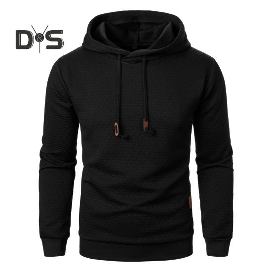 Мужская толстовка с капюшоном на осень-зиму, однотонная, с длинными рукавами, жаккардовый дизайн, эластичные манжеты и подол, тонкая повседневная одежда, повседневный спортивный топ S чёрный
Мужская толстовка с капюшоном на осень-зиму, однотонная, с длинными рукавами, жаккардовый дизайн, эластичные манжеты и подол, тонкая повседневная одежда, повседневный спортивный топ S чёрный