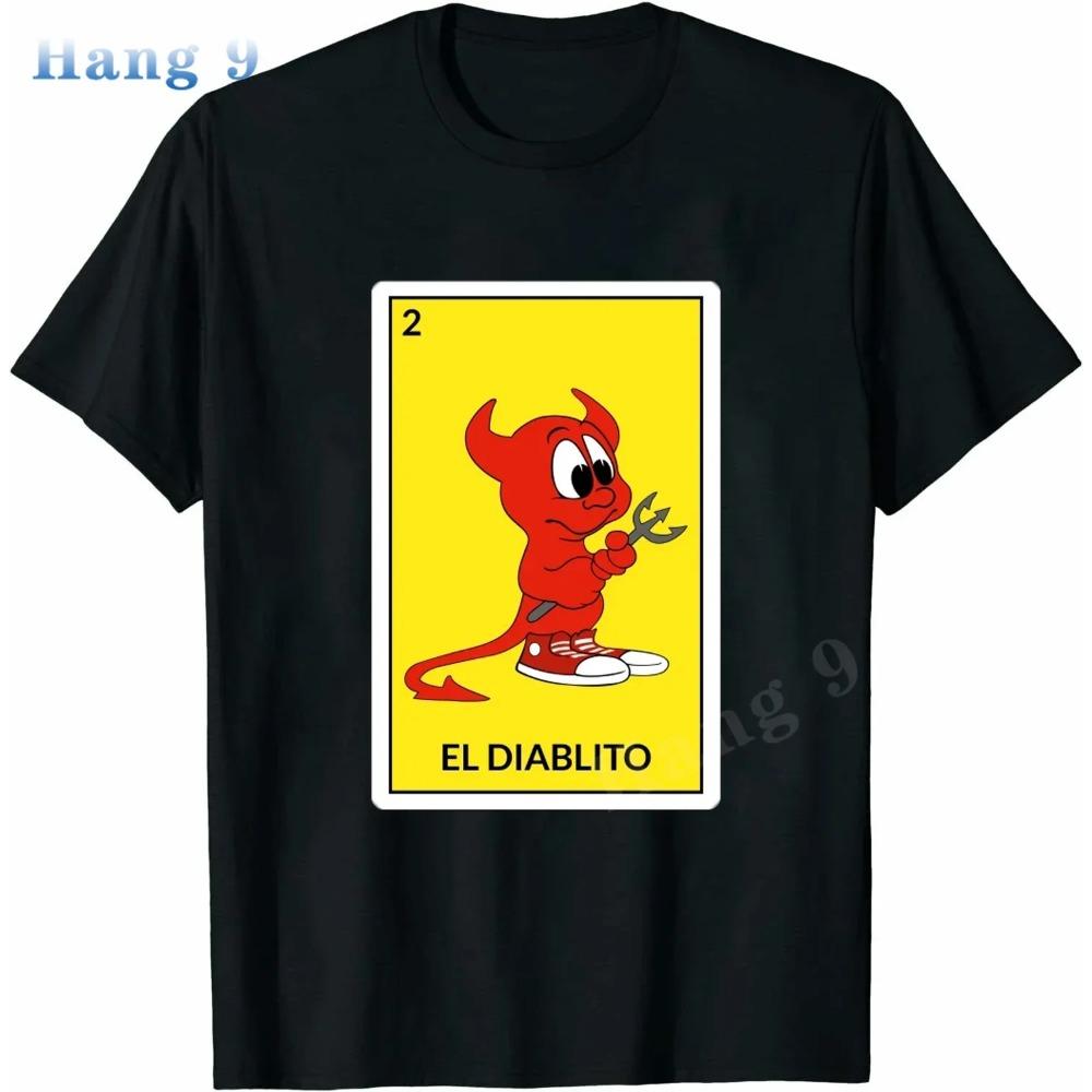 Футболка с рисунком мексиканского бинго EL DIABLITO Loteria Card, новинка, забавная семейная футболка, черная, большого размера, с коротким рукавом для мужчин и женщин XXXXXL чёрный
Футболка с рисунком мексиканского бинго EL DIABLITO Loteria Card, новинка, забавная семейная футболка, черная, большого размера, с коротким рукавом для мужчин и женщин XXXXXL чёрный