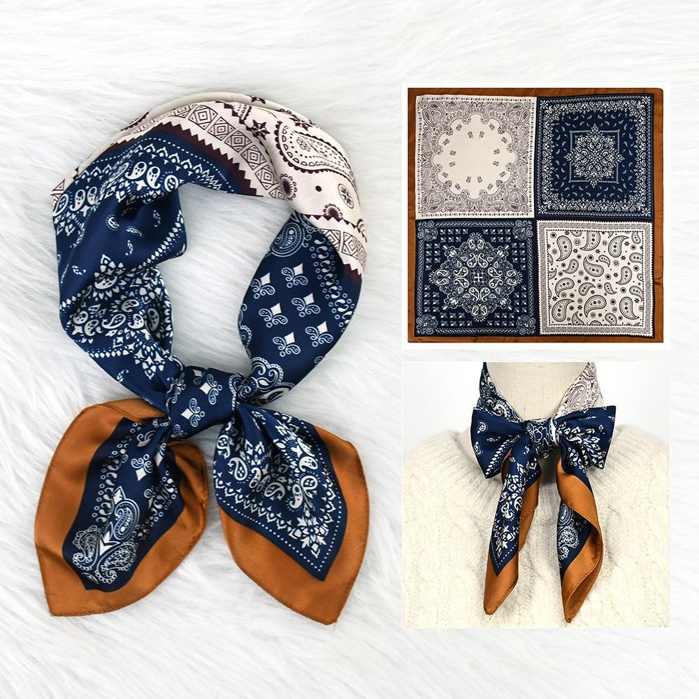 Stylish Square Satin Scarf for Ladies, Luxury Hijab Headscarf Neckerchief Hair Accessory
Stylish Square Satin Scarf for Ladies, Luxury Hijab Headscarf Neckerchief Hair Accessory