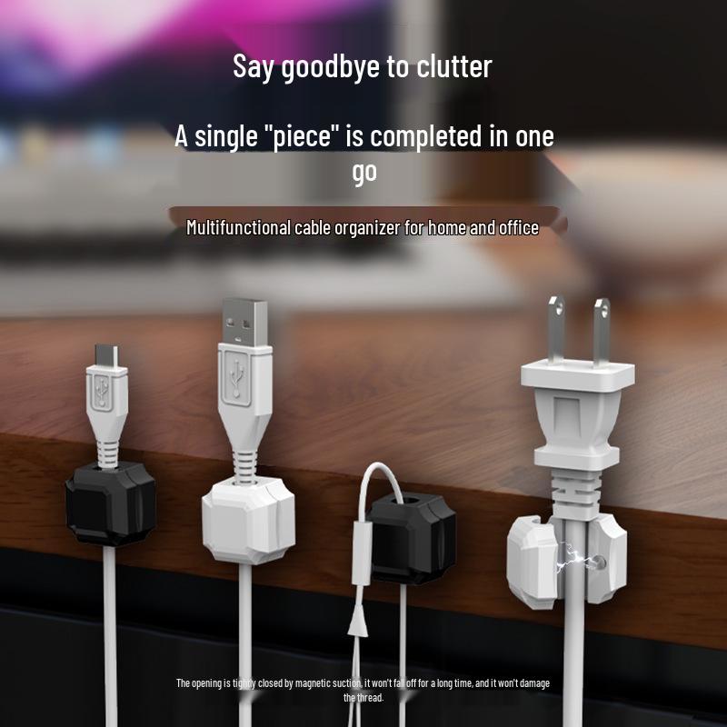 Luminous Magnetic Cable Holder & Organizer for Desktop and Car Black
Luminous Magnetic Cable Holder & Organizer for Desktop and Car Black