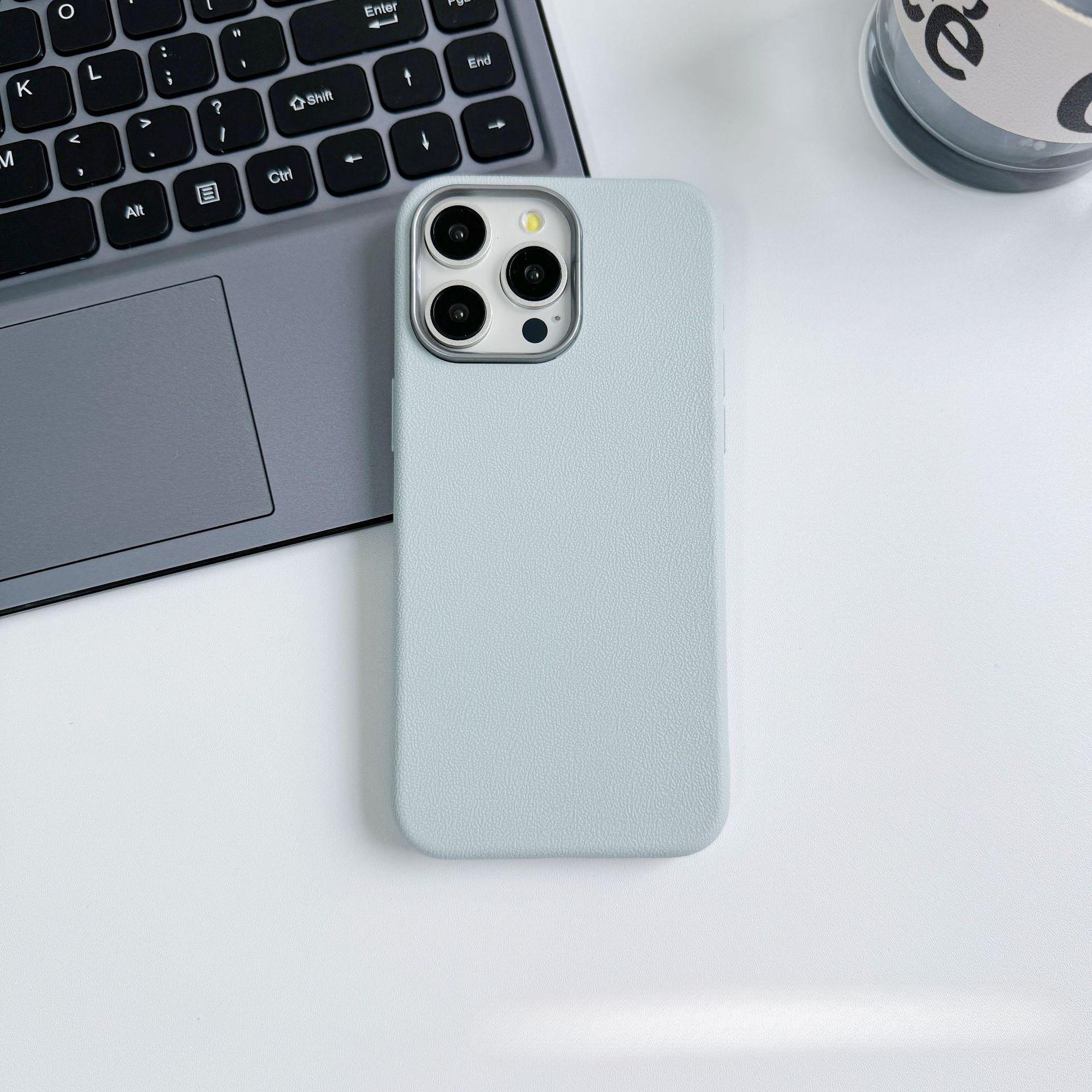Leather MagSafe Magnetic Phone Case for iPhone 15 14 13 Pro Max Shockproof Protective Cover IP 17 PRO MAX світло-сірий колір
Leather MagSafe Magnetic Phone Case for iPhone 15 14 13 Pro Max Shockproof Protective Cover IP 17 PRO MAX світло-сірий колір