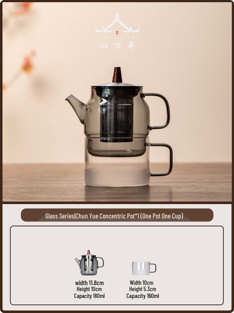 Glass Teapot with Thickened High-Temperature Resistance and Tea Infuser 101mL-200mL
Glass Teapot with Thickened High-Temperature Resistance and Tea Infuser 101mL-200mL