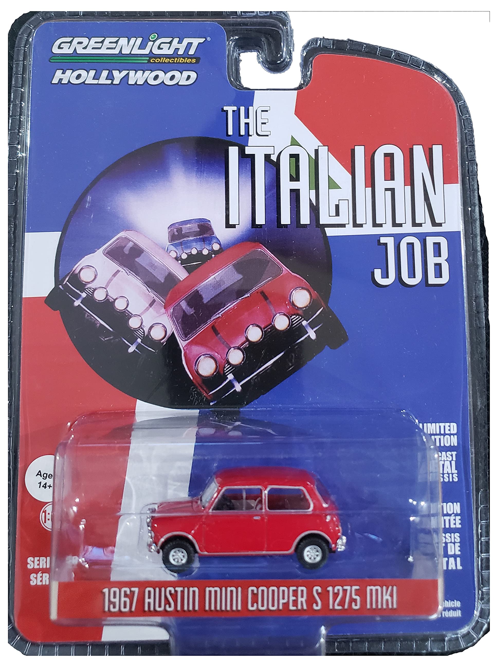 Greenlight Hollywood Series 28 Italian Job 1967 Mini S 1275 MkI Red Scale 44880-B - - - 1/64
Greenlight Hollywood Series 28 Italian Job 1967 Mini S 1275 MkI Red Scale 44880-B - - - 1/64