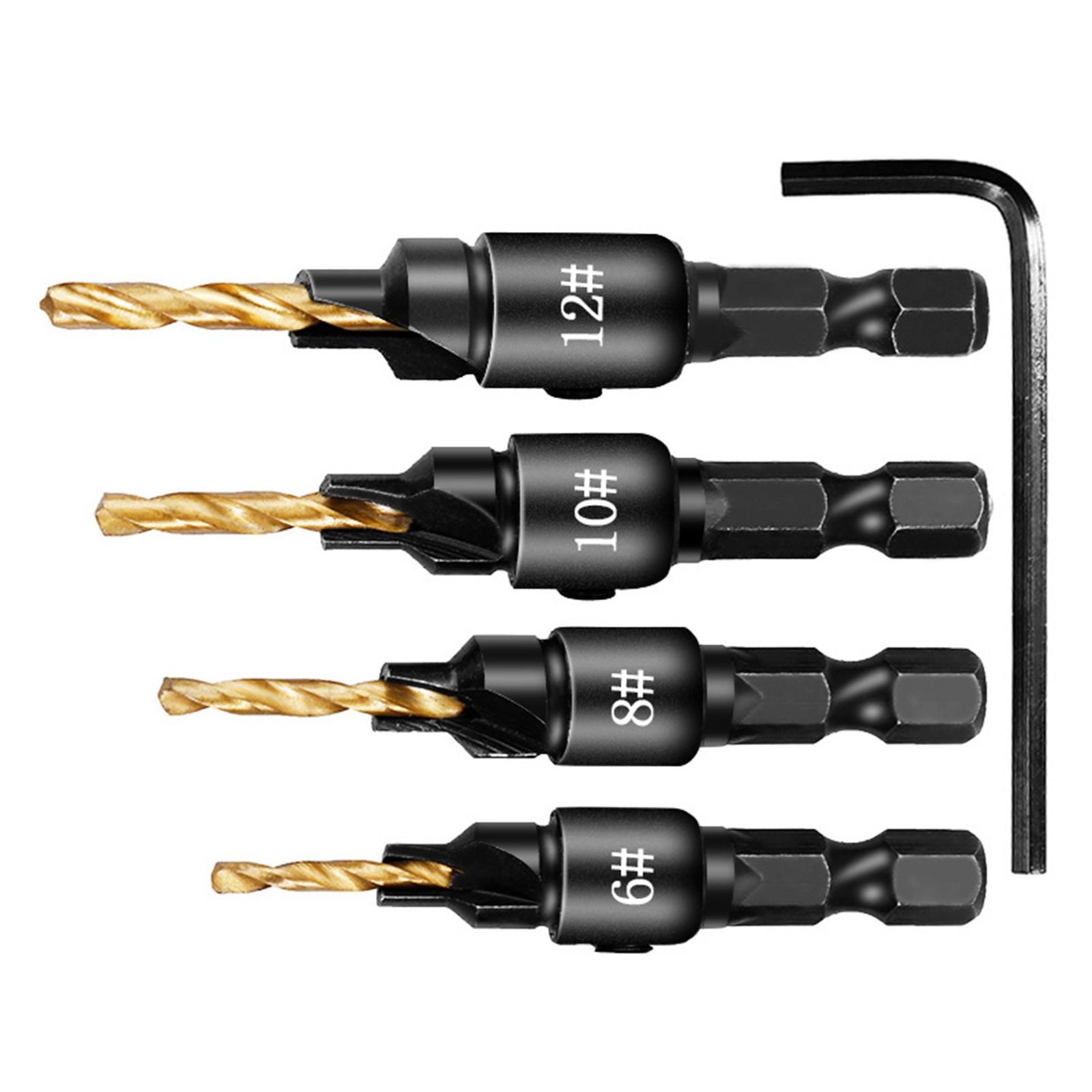 4Pcs Countersunk Head Drill Hexagonal Shank Hole Expanding Drill Irregular Woodwork Drill Bit Hole Opener Tool 1
4Pcs Countersunk Head Drill Hexagonal Shank Hole Expanding Drill Irregular Woodwork Drill Bit Hole Opener Tool 1