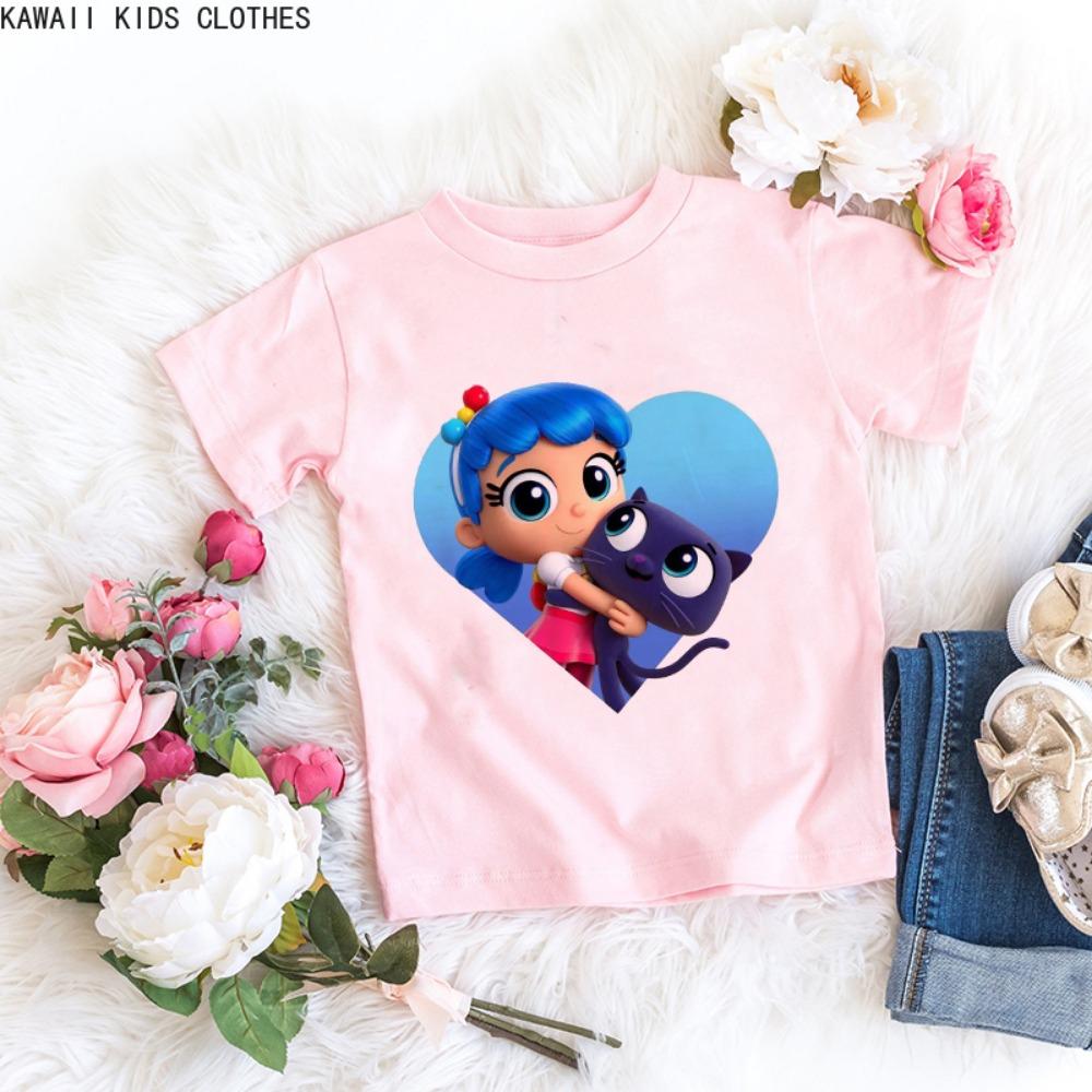 New Rainbow Kingdom Tops Toddler Tees Clothes Children Clothing Cartoon Kids T-shirt Girls Clothes Short Sleeve Casual 110
New Rainbow Kingdom Tops Toddler Tees Clothes Children Clothing Cartoon Kids T-shirt Girls Clothes Short Sleeve Casual 110