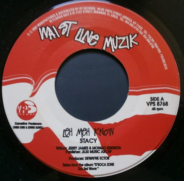 7inch Record STACY / DJ GRAND MASTER - Leh Me Know / Put Ya Hand On De Bum VPS8768 Waist Line Muzi 2002 US Reggae, Ska & Dub Used
7inch Record STACY / DJ GRAND MASTER - Leh Me Know / Put Ya Hand On De Bum VPS8768 Waist Line Muzi 2002 US Reggae, Ska & Dub Used