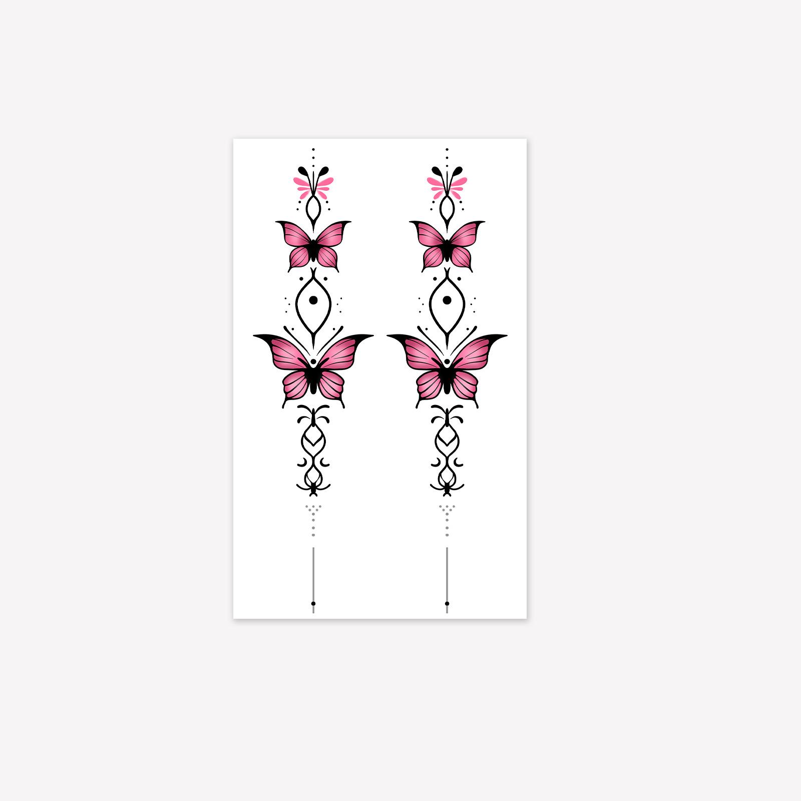Red And Black Butterfly Spine Tattoo Sticker Waterproof And Long-Lasting Sexy Back Model Simulated Tattoo Sticker 11*18
Red And Black Butterfly Spine Tattoo Sticker Waterproof And Long-Lasting Sexy Back Model Simulated Tattoo Sticker 11*18