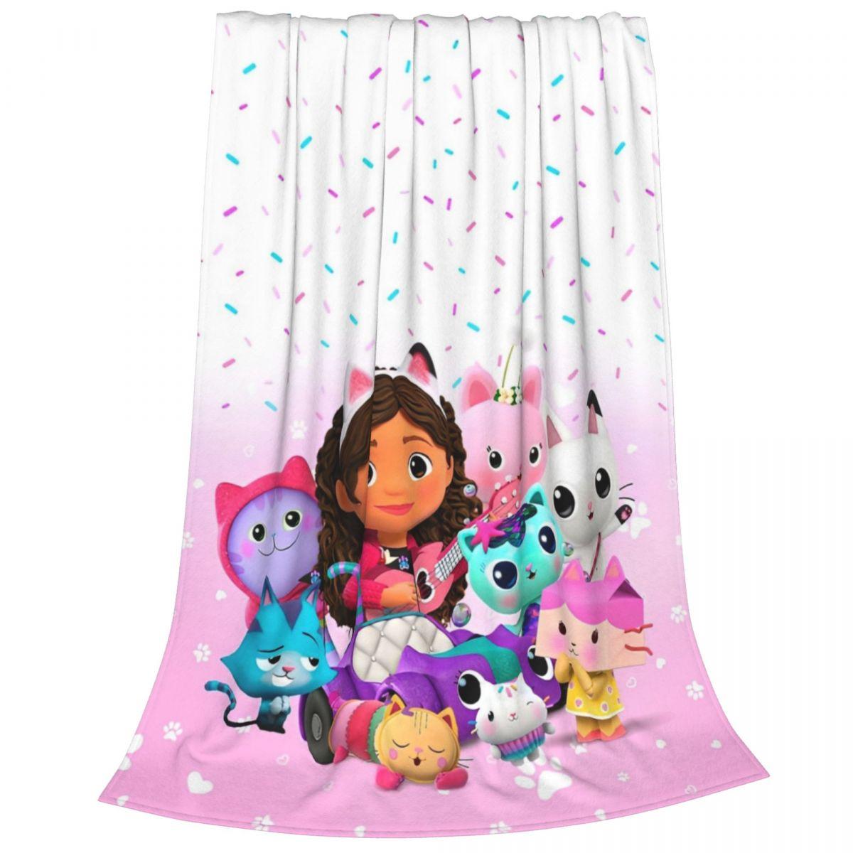 Gabbys Cartoon Dollhouses Kawaii Blankets Cute Anime Flannel Vintage Warm Throw Blanket for Home Restaurant Decoration Couch 100x150cm
Gabbys Cartoon Dollhouses Kawaii Blankets Cute Anime Flannel Vintage Warm Throw Blanket for Home Restaurant Decoration Couch 100x150cm