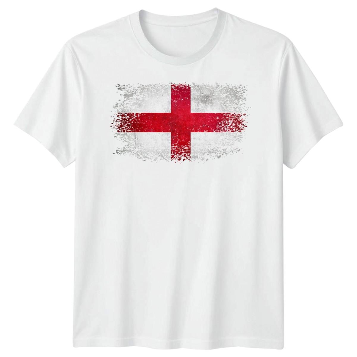 England St George Distressed Flag Mens T-Shirt Top English Football Unisex Shirt 4XL
England St George Distressed Flag Mens T-Shirt Top English Football Unisex Shirt 4XL