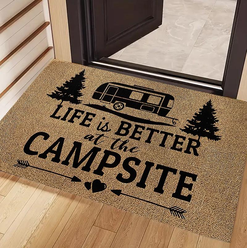 Forest Style Camping Camper Doormat, Pine Tree Moon Print Non-Slip Entry Mat, RV Welcome Floor Mat, Adventure Themed Home Decor 40cm x 60cm
Forest Style Camping Camper Doormat, Pine Tree Moon Print Non-Slip Entry Mat, RV Welcome Floor Mat, Adventure Themed Home Decor 40cm x 60cm