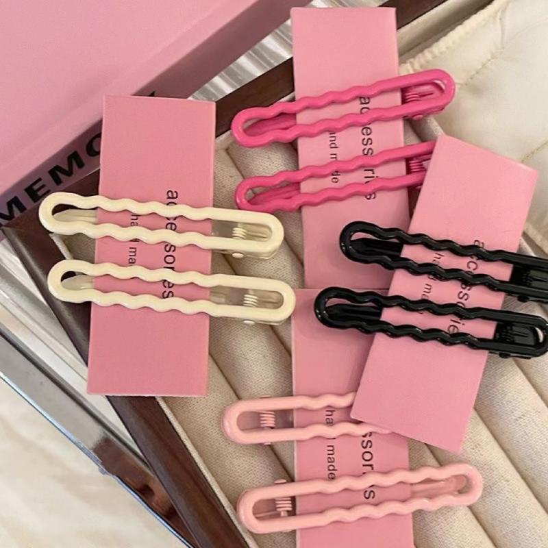 Women s Wave Hair Clips Candy Color Minimalist Metal Barrettes Enamel Coated Duckbill Clasp Non Slip Hairpins for Teens Hair Accessories 2pcs чёрный
Women s Wave Hair Clips Candy Color Minimalist Metal Barrettes Enamel Coated Duckbill Clasp Non Slip Hairpins for Teens Hair Accessories 2pcs чёрный