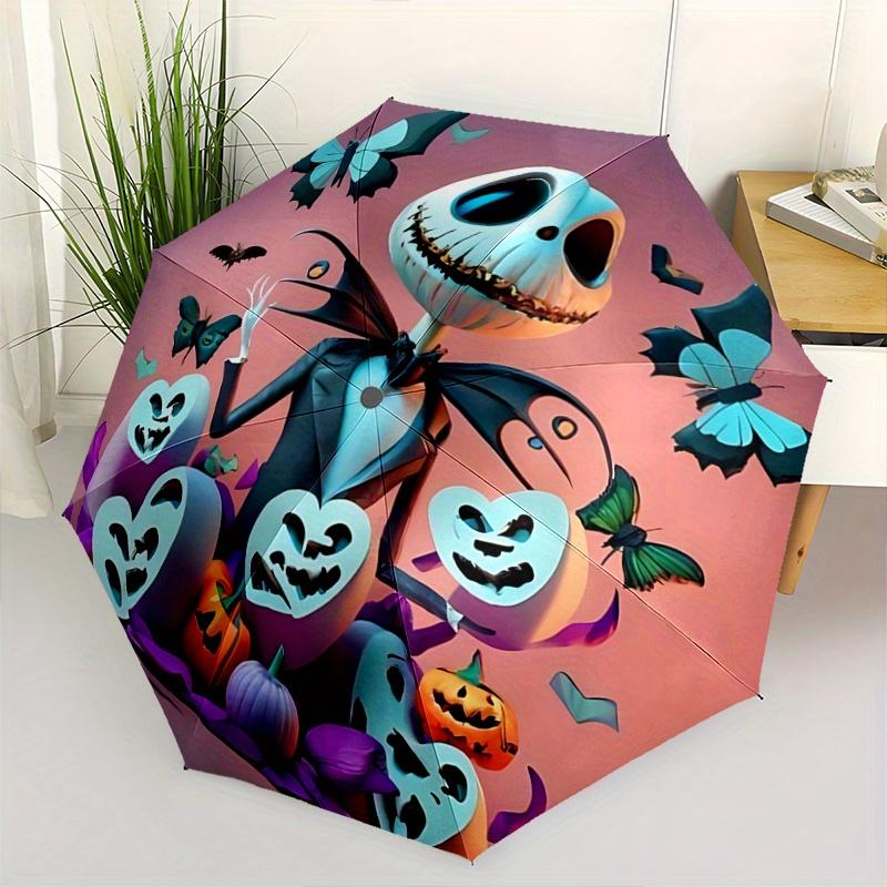 1pc Butterfly Pumpkin Jack Halloween Theme Automatic Opening and Closing Umbrella, Lightweight 3-Fold, With Cute Cartoon Characters, Suitabl
1pc Butterfly Pumpkin Jack Halloween Theme Automatic Opening and Closing Umbrella, Lightweight 3-Fold, With Cute Cartoon Characters, Suitabl