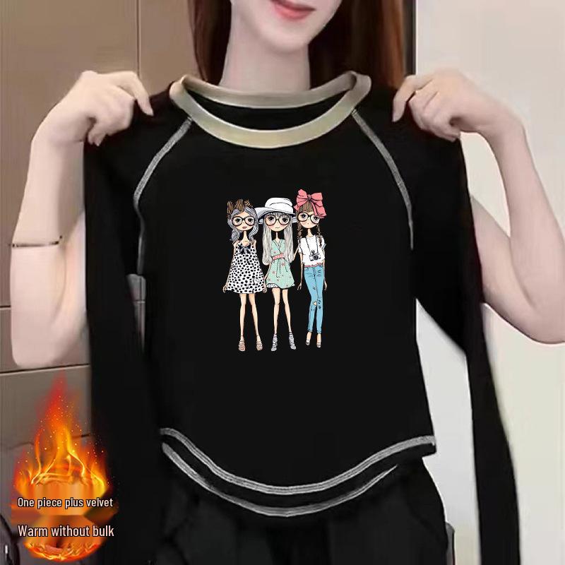 2024 Women s Double-Sided German Velvet Long-Sleeve T-Shirt – New Autumn/Winter Versatile Chic Top XXL (suggested 135-145 jin)
2024 Women s Double-Sided German Velvet Long-Sleeve T-Shirt – New Autumn/Winter Versatile Chic Top XXL (suggested 135-145 jin)
